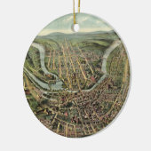  Pictorial Map of Cumberland MD (1906) Keramisch Ornament (Links)