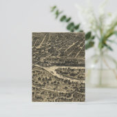  Pictorial Map of Dallas Texas (1892) Briefkaart (Staand voorkant)