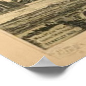  Pictorial Map of Denver CO (1889) Poster (Hoek)