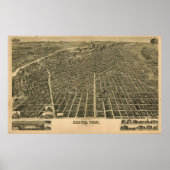  Pictorial Map of Denver CO (1889) Poster (Voorkant)