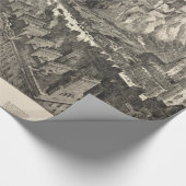  Pictorial Map of Edinburgh Scotland (1886) Cadeaupapier (Hoek)