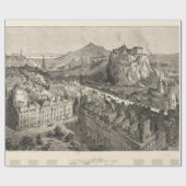  Pictorial Map of Edinburgh Scotland (1886) Cadeaupapier (Vlak)