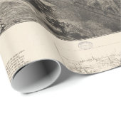  Pictorial Map of Edinburgh Scotland (1886) Cadeaupapier (Rol Hoek)