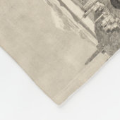 Pictorial Map of Edinburgh Scotland (1886) Fleece Deken (Hoek)