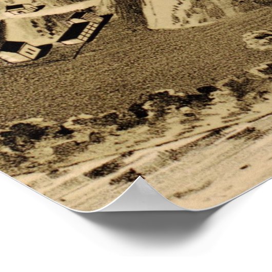  Pictorial Map of Fort Worth TX (1891) Poster (Hoek)