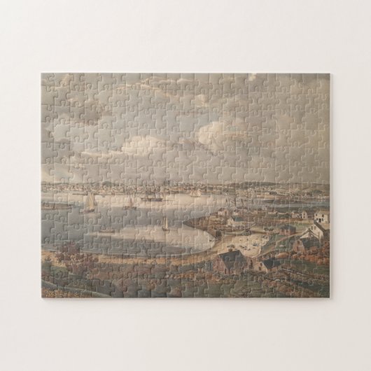  Pictorial Map of Gloucester MA (1836) Legpuzzel (Horizontaal)