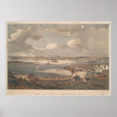  Pictorial Map of Gloucester MA (1836) Poster (Voorkant)