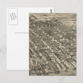  Pictorial Map of Hoboken NJ (1881) Briefkaart (Voorkant / Achterkant)