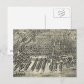  Pictorial Map of Hoboken NJ (1904) Briefkaart (Voorkant / Achterkant)