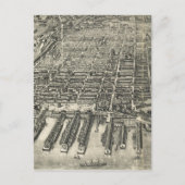  Pictorial Map of Hoboken NJ (1904) Briefkaart (Voorkant)