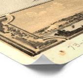  Pictorial Map of Kansas City (1869) Poster (Hoek)