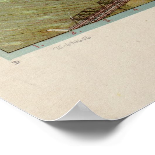  Pictorial Map of Kansas City MO (1895) Poster (Hoek)