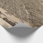  Pictorial Map of Knoxville (1886) Cadeaupapier (Hoek)