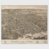  Pictorial Map of Knoxville (1886) Cadeaupapier (Vlak)