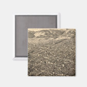  Pictorial Map of Leadville CO (1882) Magneet (Voorkant / Achterkant)