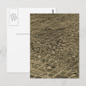  Pictorial Map of Lincoln NE (1889) Briefkaart (Voorkant / Achterkant)