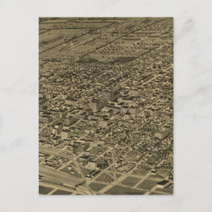  Pictorial Map of Lincoln NE (1889) Briefkaart