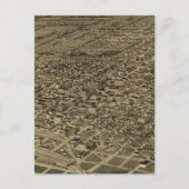  Pictorial Map of Lincoln NE (1889) Briefkaart (Voorkant)