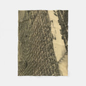  Pictorial Map of Little Rock (1887) Fleece Deken (Voorkant)