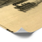 Pictorial Map of Little Rock (1887) Poster (Hoek)