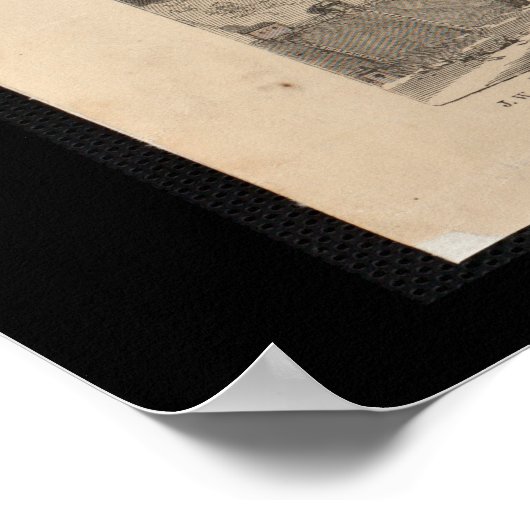  Pictorial Map of Long Branch NJ (1873) Poster (Hoek)