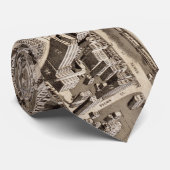  Pictorial Map of Lynn MA (1879) Stropdas (Opgerold)