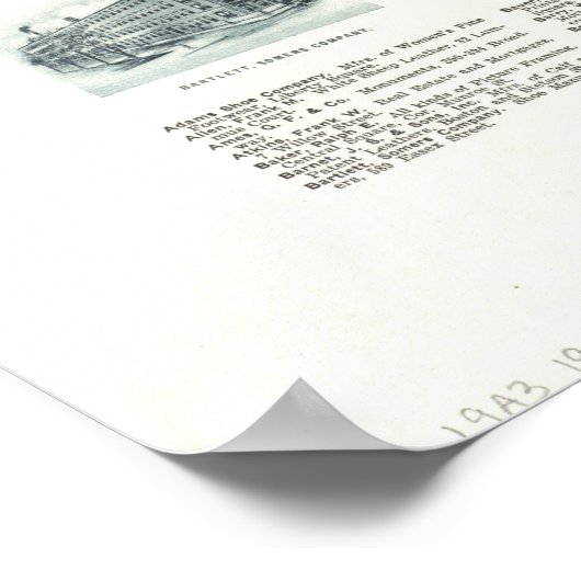  Pictorial Map of Lynn Massachusetts (1916) Poster (Hoek)