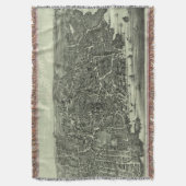  Pictorial Map of Marblehead MA (1882) Deken (Voorkant Verticaal)