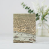  Pictorial Map of Memphis Tennessee (1870) Briefkaart (Staand voorkant)