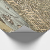  Pictorial Map of Memphis Tennessee (1870) Cadeaupapier (Hoek)