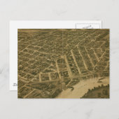  Pictorial Map of Montgomery Alabama (1887) Briefkaart (Voorkant / Achterkant)