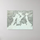  Pictorial Map of Narragansett Bay (1907) Canvas Afdruk (Voorkant)