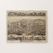  Pictorial Map of Needham MA (1887) Legpuzzel (Horizontaal)