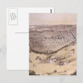  Pictorial Map of New Orleans (1851) Briefkaart (Voorkant / Achterkant)