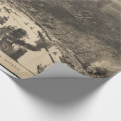 Pictorial Map of New Orleans (1884) Cadeaupapier (Hoek)