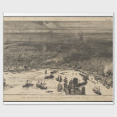 Pictorial Map of New Orleans (1884) Cadeaupapier (Vlak)