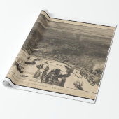  Pictorial Map of New Orleans (1884) Cadeaupapier (Uitgerold)