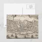 Pictorial Map of New York City (1672) Briefkaart (Voorkant / Achterkant)