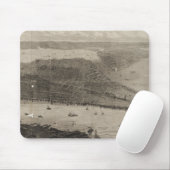  Pictorial Map of New York City (1876) Muismat (Met muis)