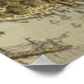  Pictorial Map of New York City (1879) 2 Poster (Hoek)