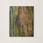 Pictorial Map of Newark NJ (1916) Legpuzzel (Verticaal)