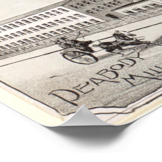 Pictorial Map of Newburyport MA (1894) Poster (Hoek)