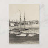  Pictorial Map of Newport RI (1860) Briefkaart (Voorkant)