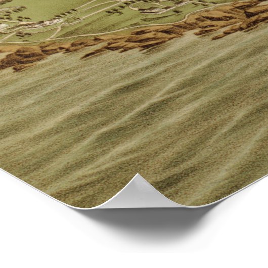  Pictorial Map of Newport RI (1878) Poster (Hoek)