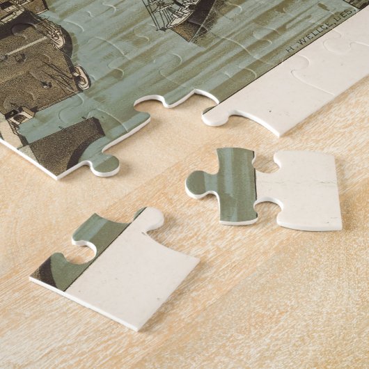  Pictorial Map of Norfolk Virginia (1892) Legpuzzel (Zijkant)