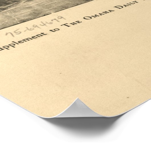  Pictorial Map of Omaha Nebraska (1906) Poster