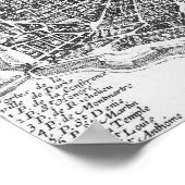  Pictorial Map of Paris (17e eeuw) Poster (Hoek)