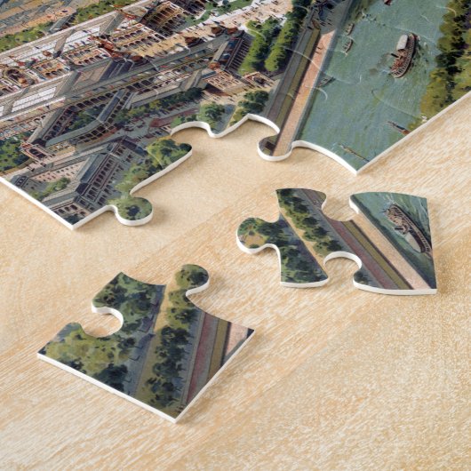  Pictorial Map of Paris (1900) Legpuzzel (Zijkant)