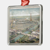  Pictorial Map of Paris (1900) Metalen Ornament (Links)