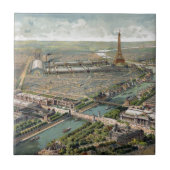  Pictorial Map of Paris (1900) Tegeltje (Voorkant)